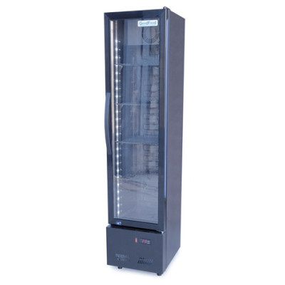 Шкаф холодильный для напитков GoodFood BC160NBB2LED черный