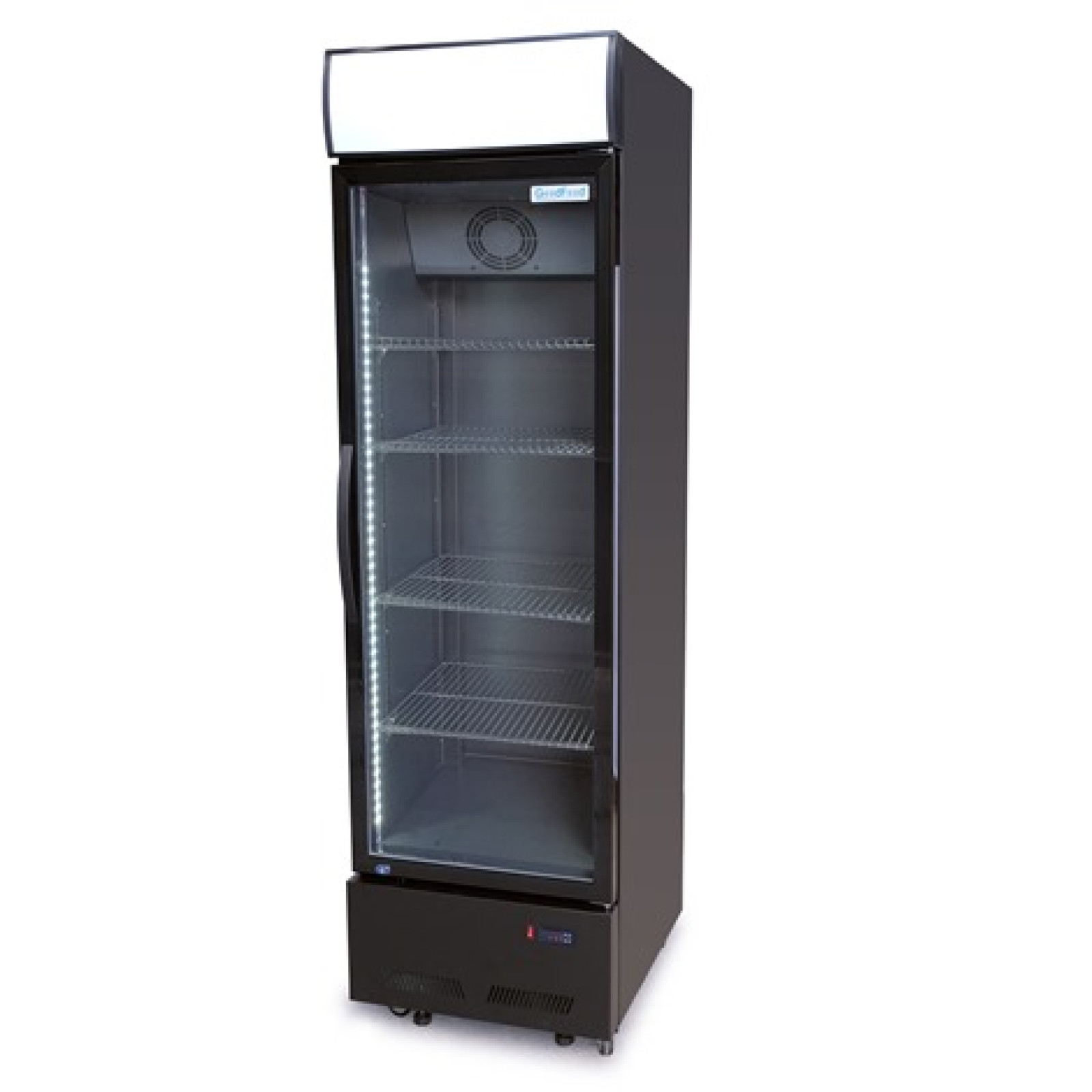 Шкаф холодильный для напитков GoodFood BC480BB2LED черный