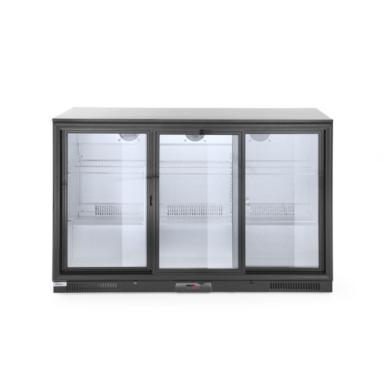 Шкаф холодильный Hendi 235836, раздвижная дверца 338 Л - 230V / 300W - 2/10˚C - 1335x500x(H)900 mm