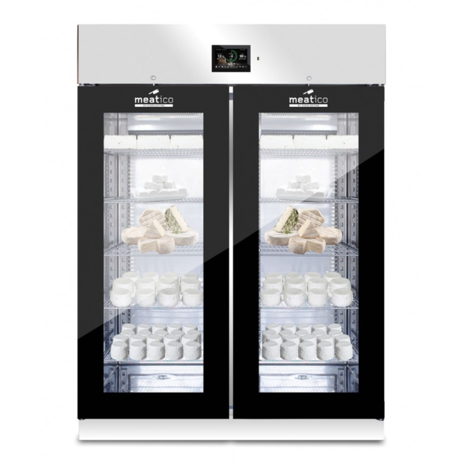 Шафа холодильна Meatico AC8613 STG GREEN ALL 1500 GLASS CF