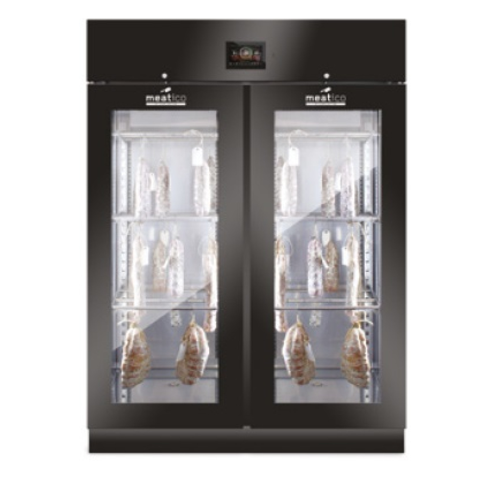 Шкаф холодильный Meatico AC8618 STG GREEN ALL 1500 BLACK S