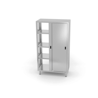 Шкаф-купе сквозной 800x700x(H)1800 mm 812402 Hendi Stainless steel
