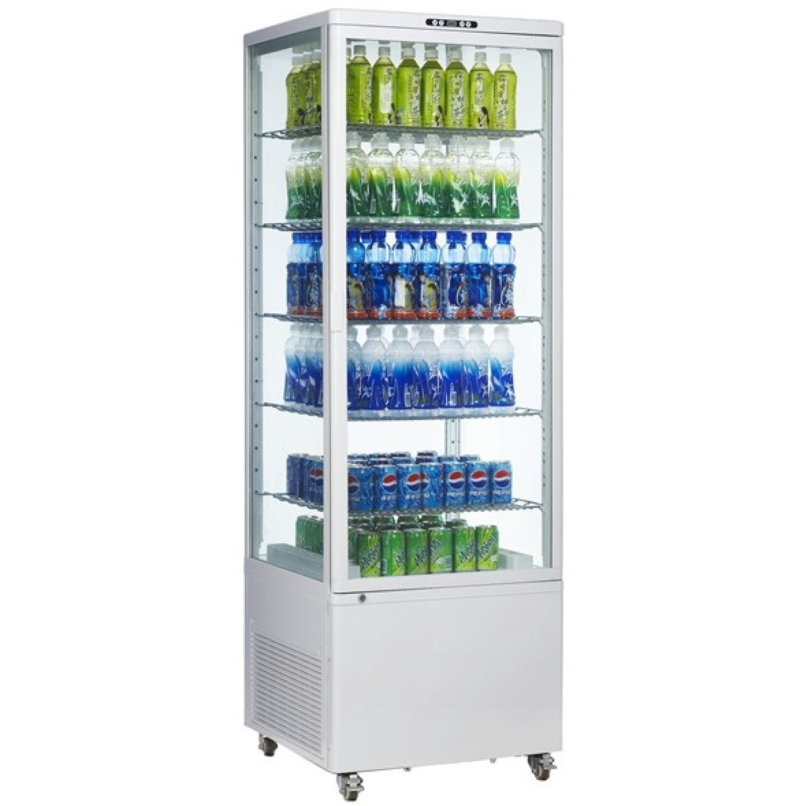 Шафа-вітрина холодильна EWT INOX RT500L