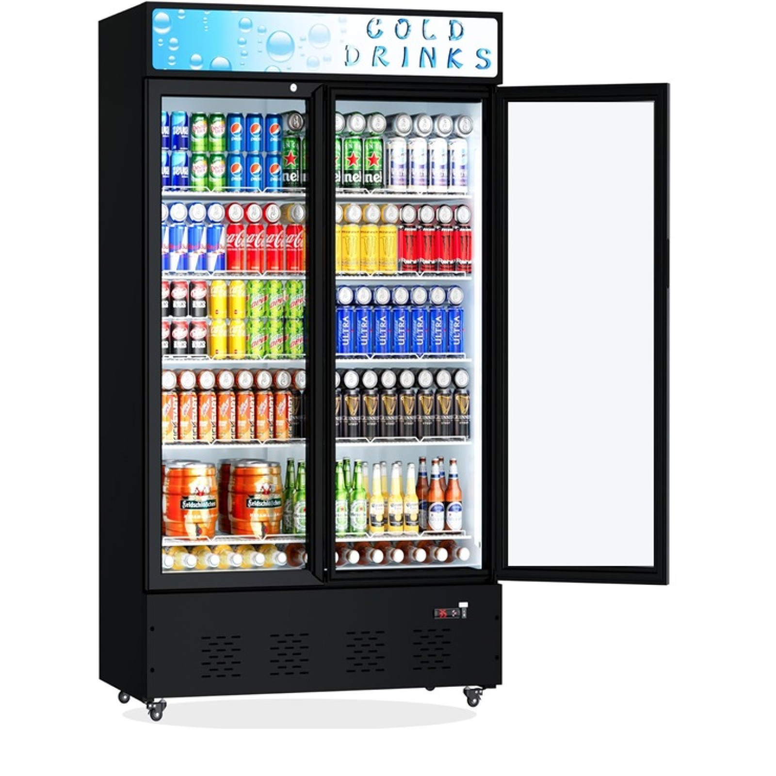 Холодильный шкаф-витрина EWT INOX SC760
