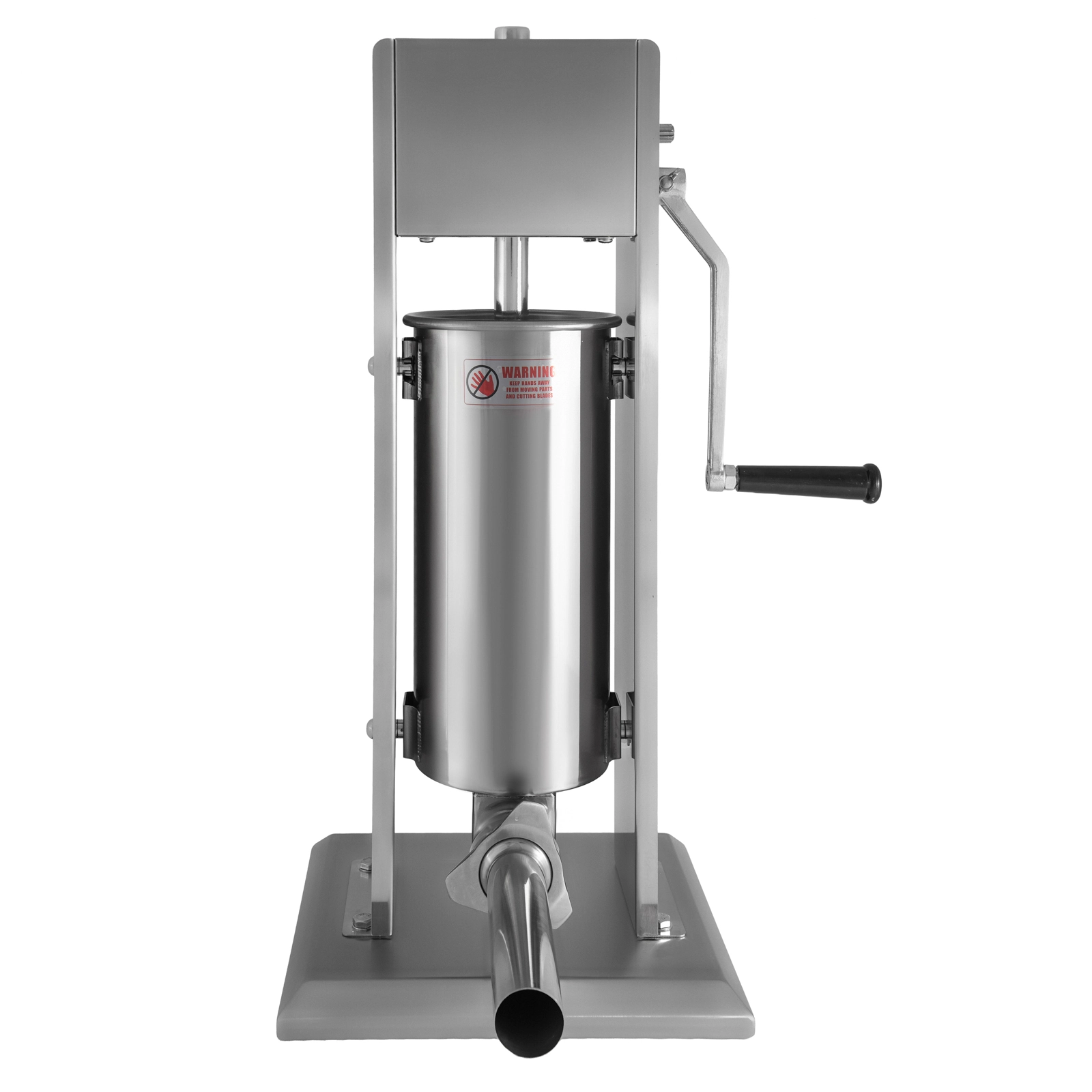 Шприц ковбасний ZUVER Stuffer Vertical 5 (SV-5) корпус нержавіюча сталь S/S201 (преміальна марка), міцні шестерні, 2 швидкості, 5 насадок, 2 ущільнювальні кільця - 1