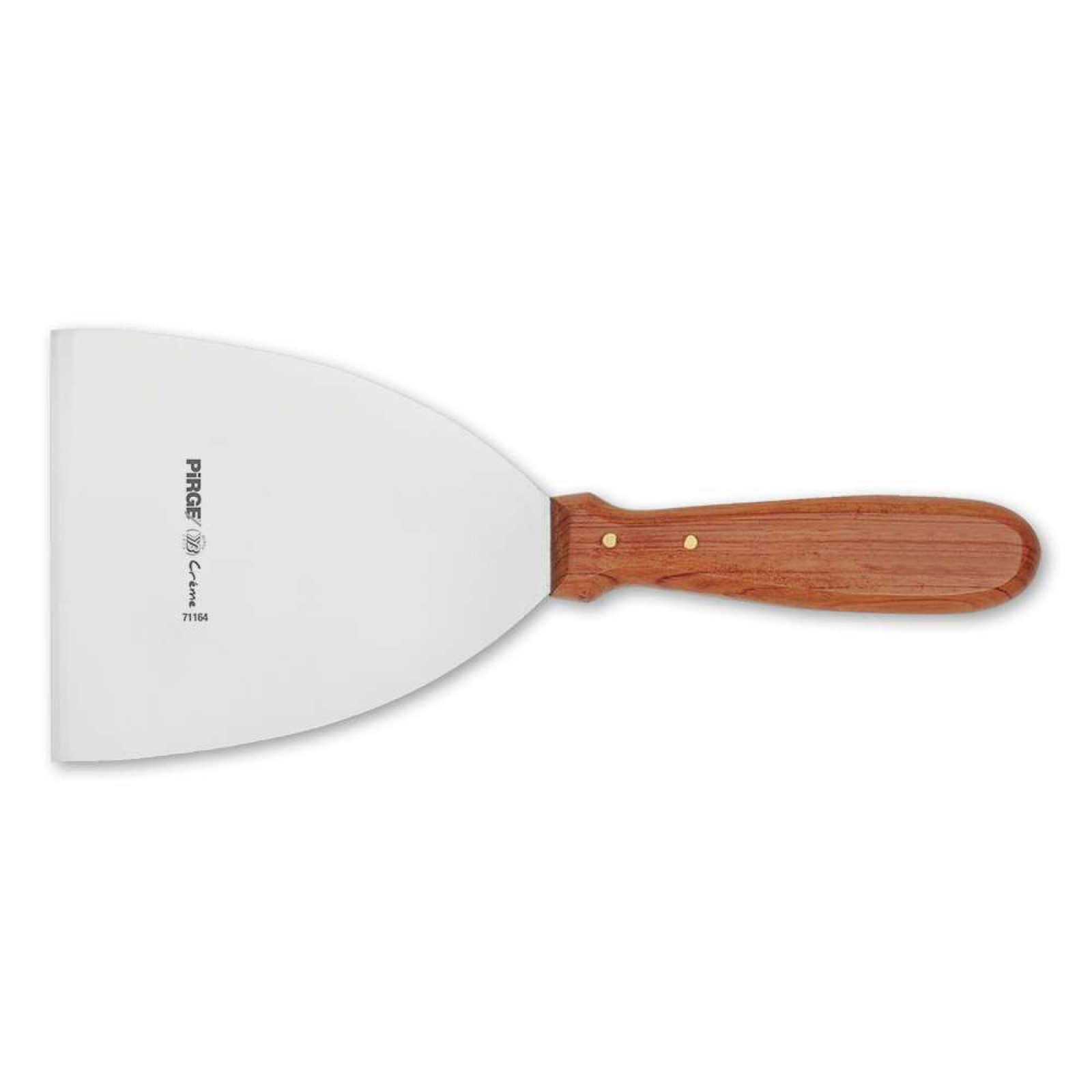 Скребок з дерев'яною ручкою, CREME, 125 мм PRG71164-00 Pirge Коричневий