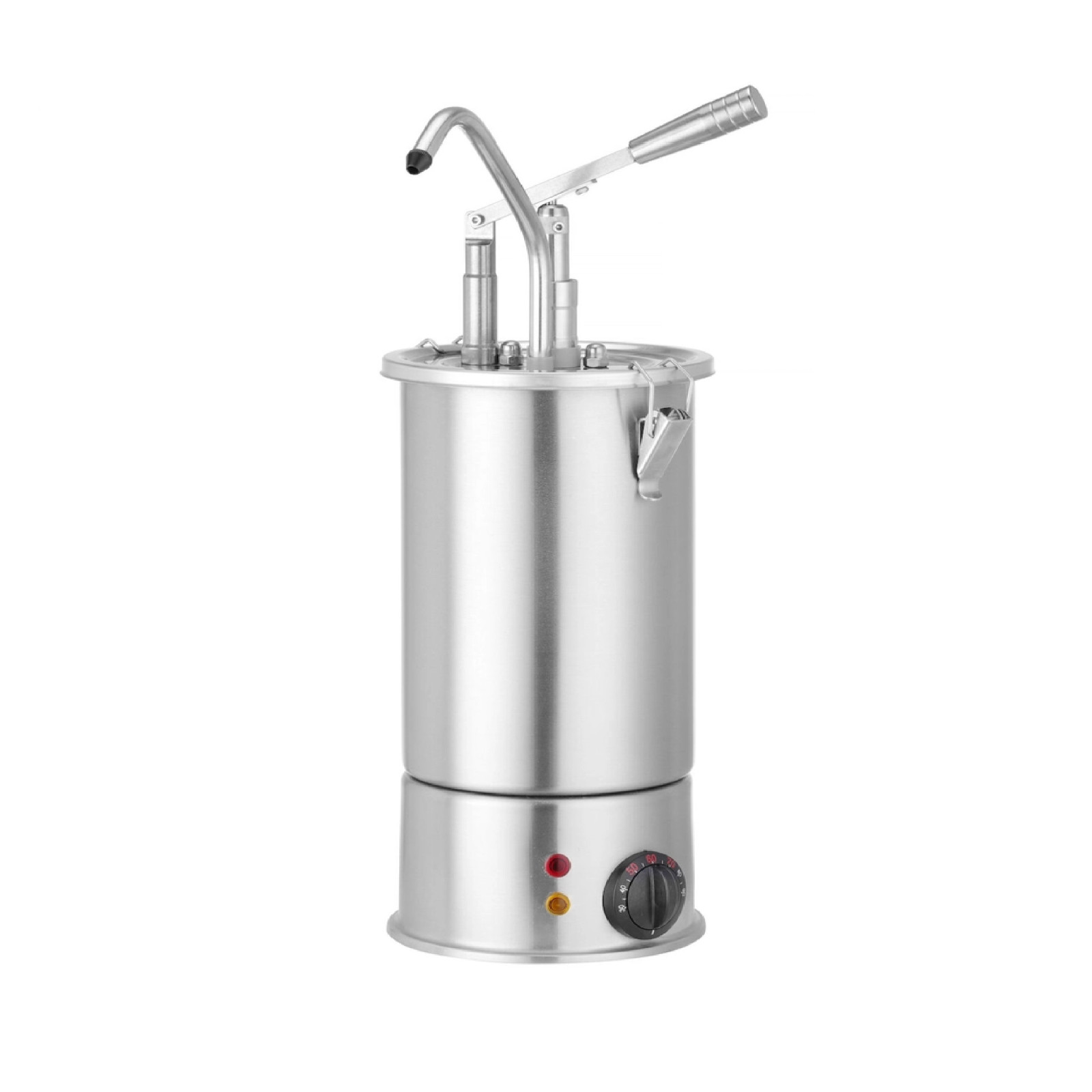 Соусний марміт з дозатором, HENDI, 230V/900W, ø180x(H)500mm 558126 Hendi 18/8 Stainless steel;PP (Polypropylene)