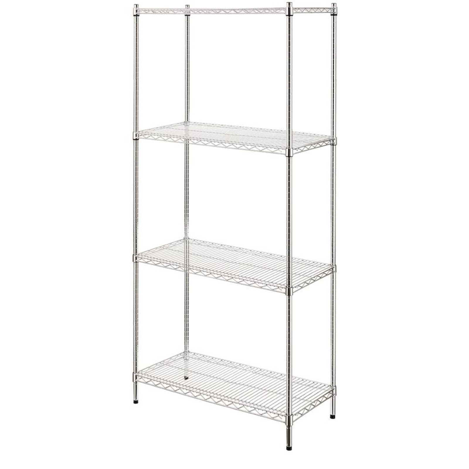 Стеллаж складской – 4 полки, 910x455x(H)1830 мм. 812259 Hendi Chrome-plated