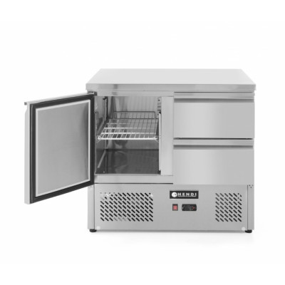 Стол холодильный 1-дверный с 2 ящиками, 300 л, 250W, 900x700x(H)880 мм