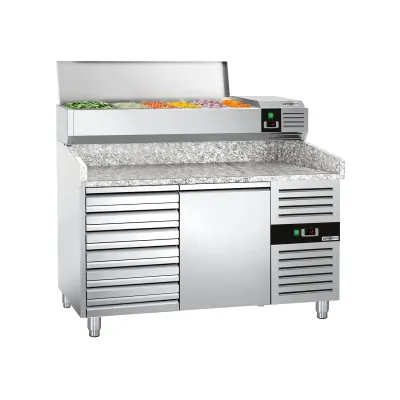 Стол холодильный для пиццы PREMIUM GGM-Gastro POS158SND#AGG154END