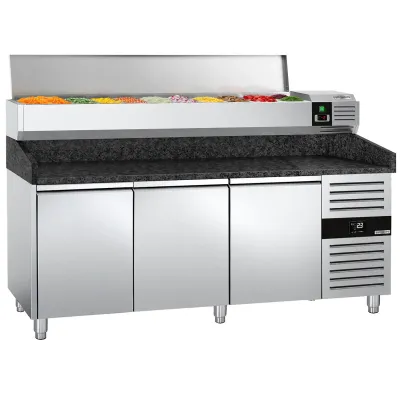 Стол холодильный для пиццы PREMIUM GGM-Gastro POS208SG#AGG203END