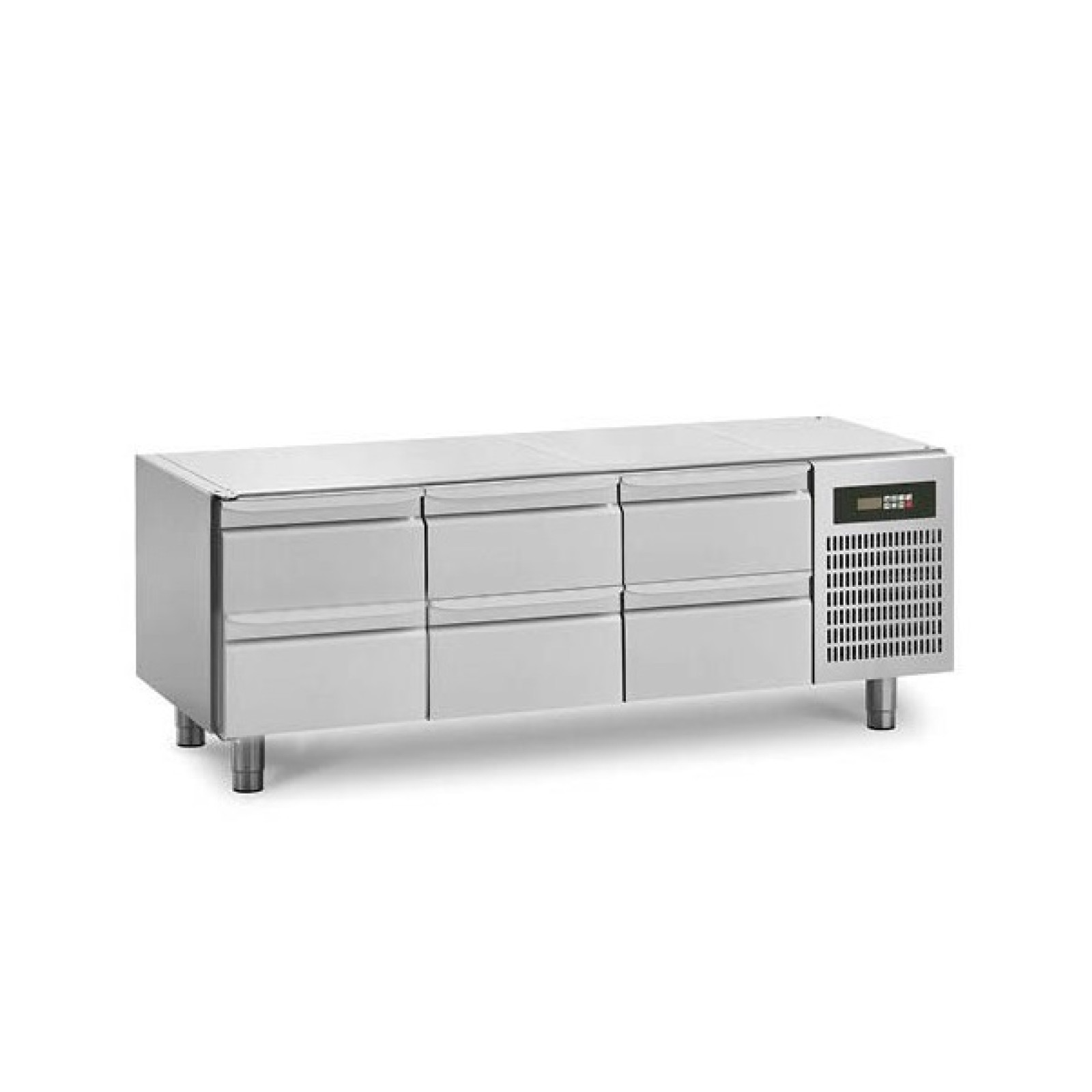 Стіл холодильний GEMM BRS162+DRAWER+WHEELS