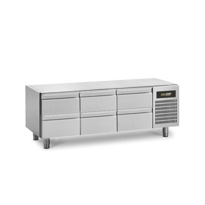 Стол холодильный GEMM BRS162+DRAWER+WHEELS