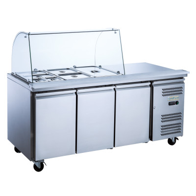 Стол холодильный GoodFood GF-GN3100SALGC-HC
