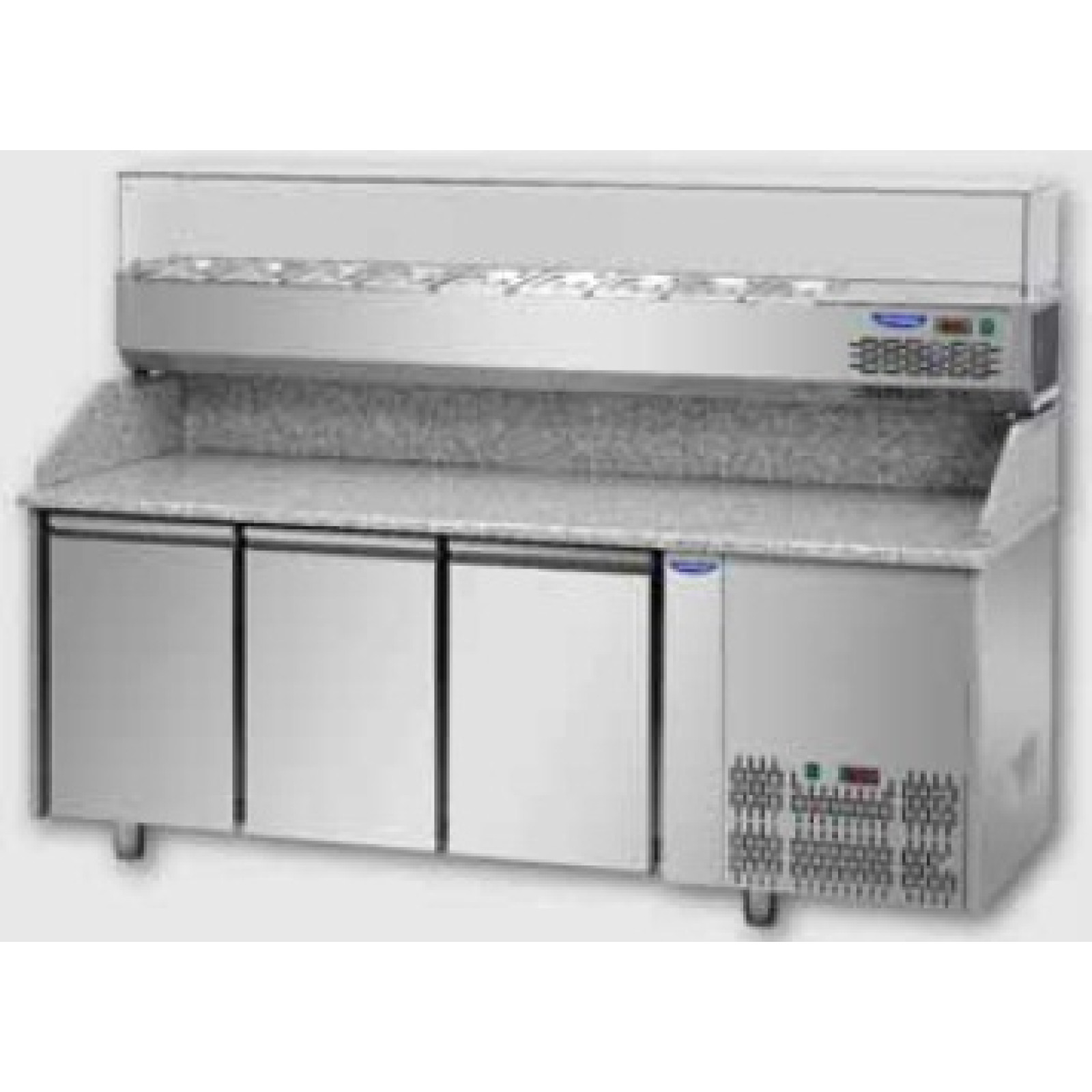 Стол пиццерийный Tecnodom PZ03EKOGN + VR3203VD