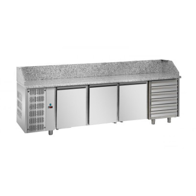 Стол пиццерийный Tecnodom PZ04EKOC6SX