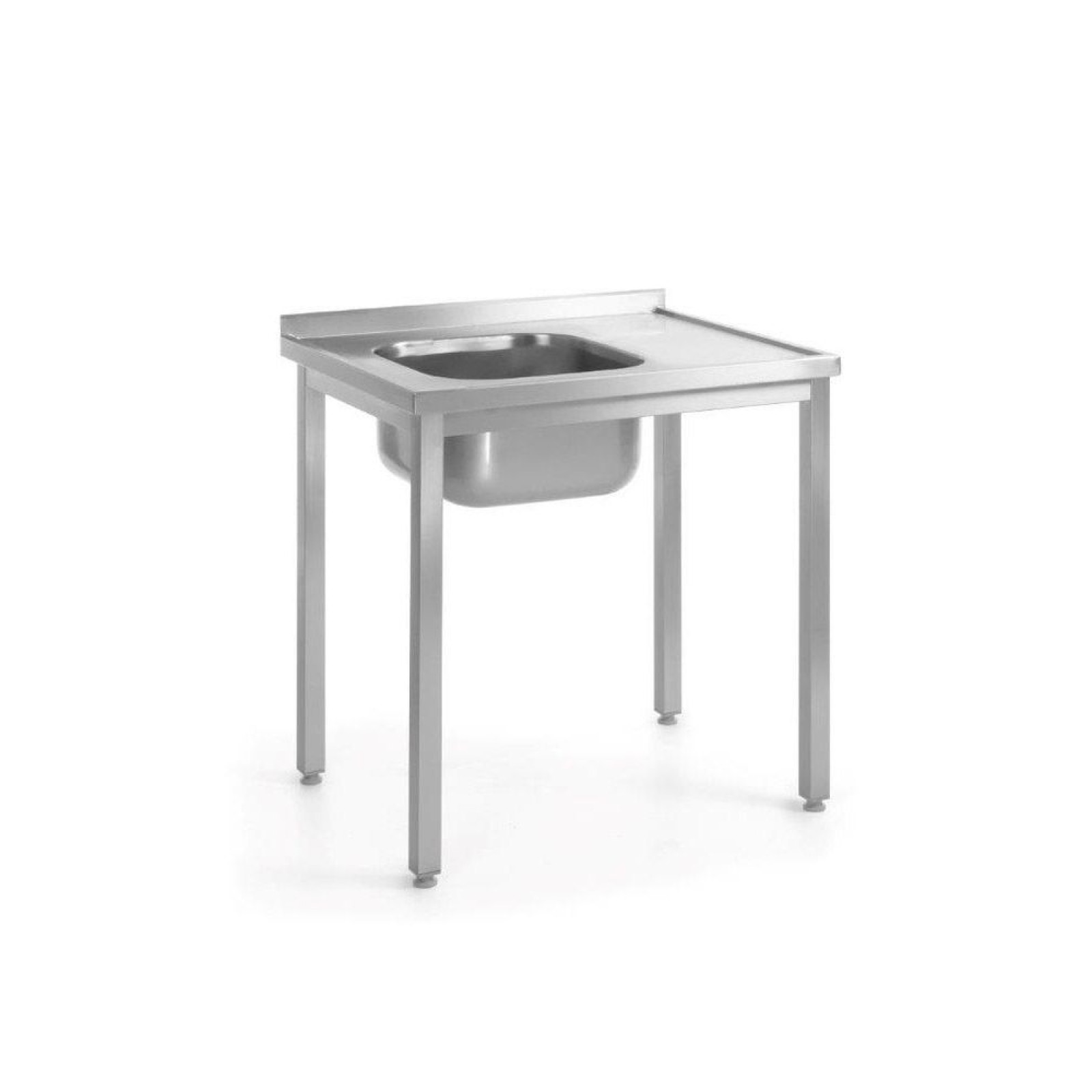 Стол с мойкой на болтах - для настенного монтажа 1000x700x(H)850 mm Hendi 812891