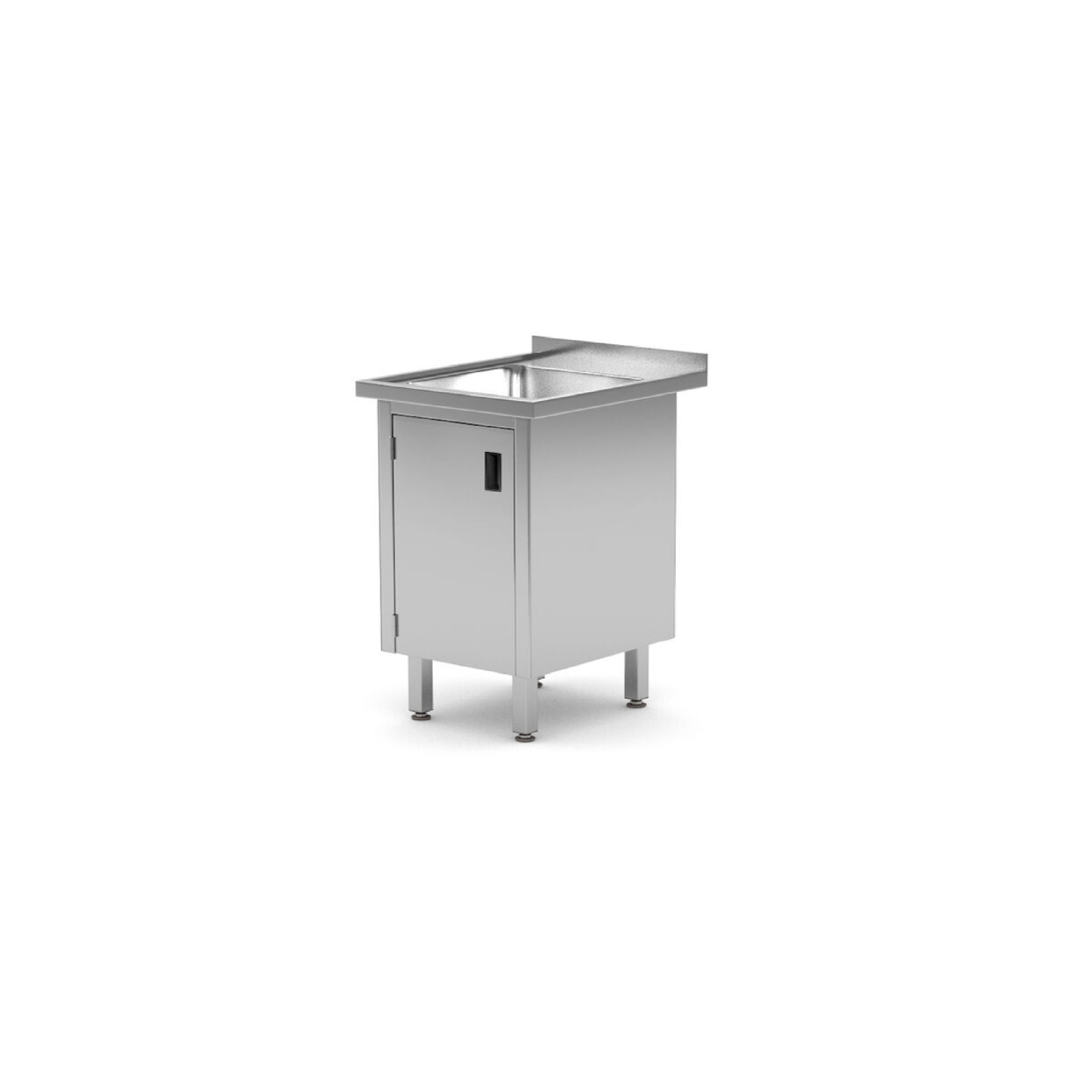 Стол с раковиной и шкафом 500x600x(H)850 813492 Hendi