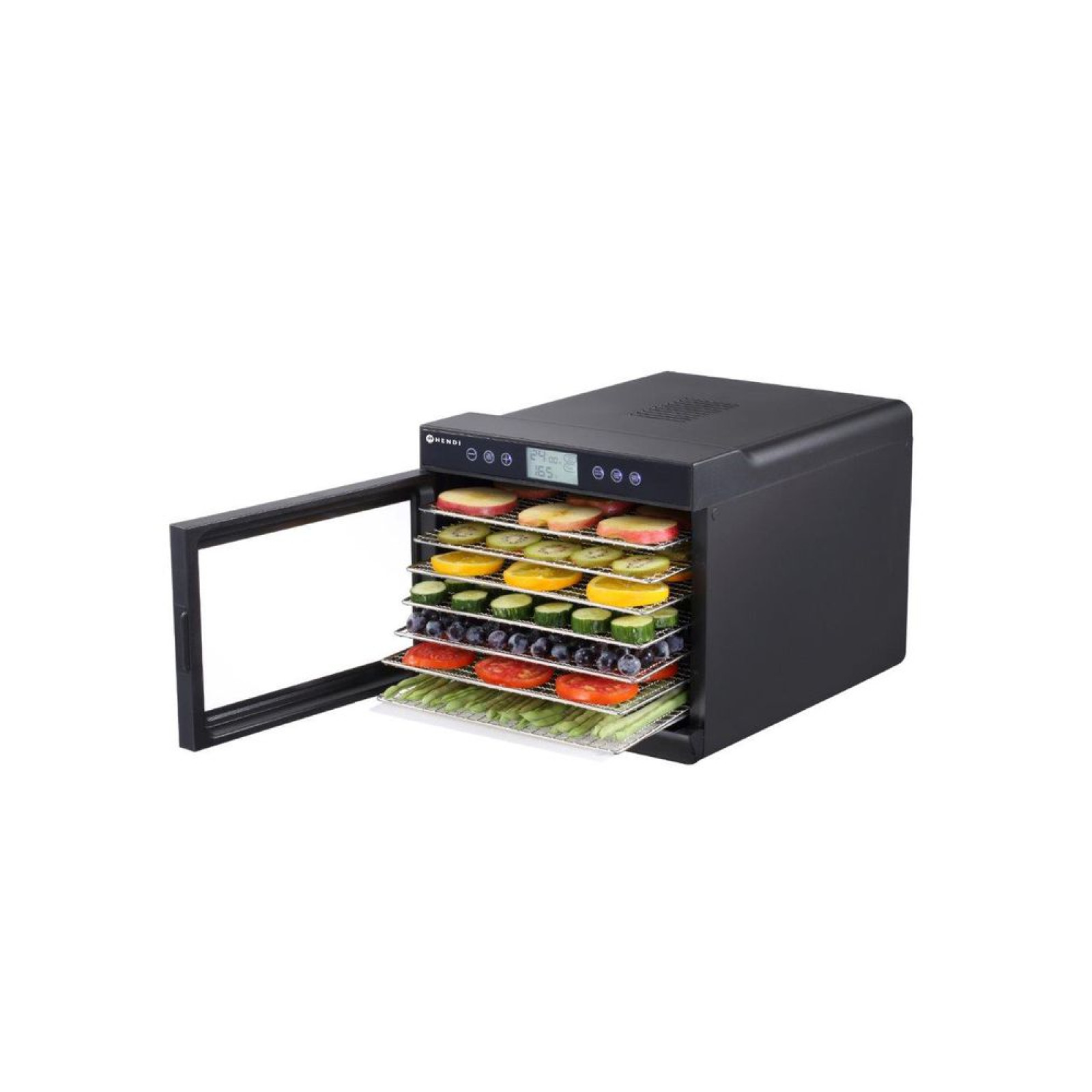 Сушилка для пищевых продуктов Hendi 229064 Kitchen Line - 7 подносов - 230V/500W - 345x450x(H)315 mm