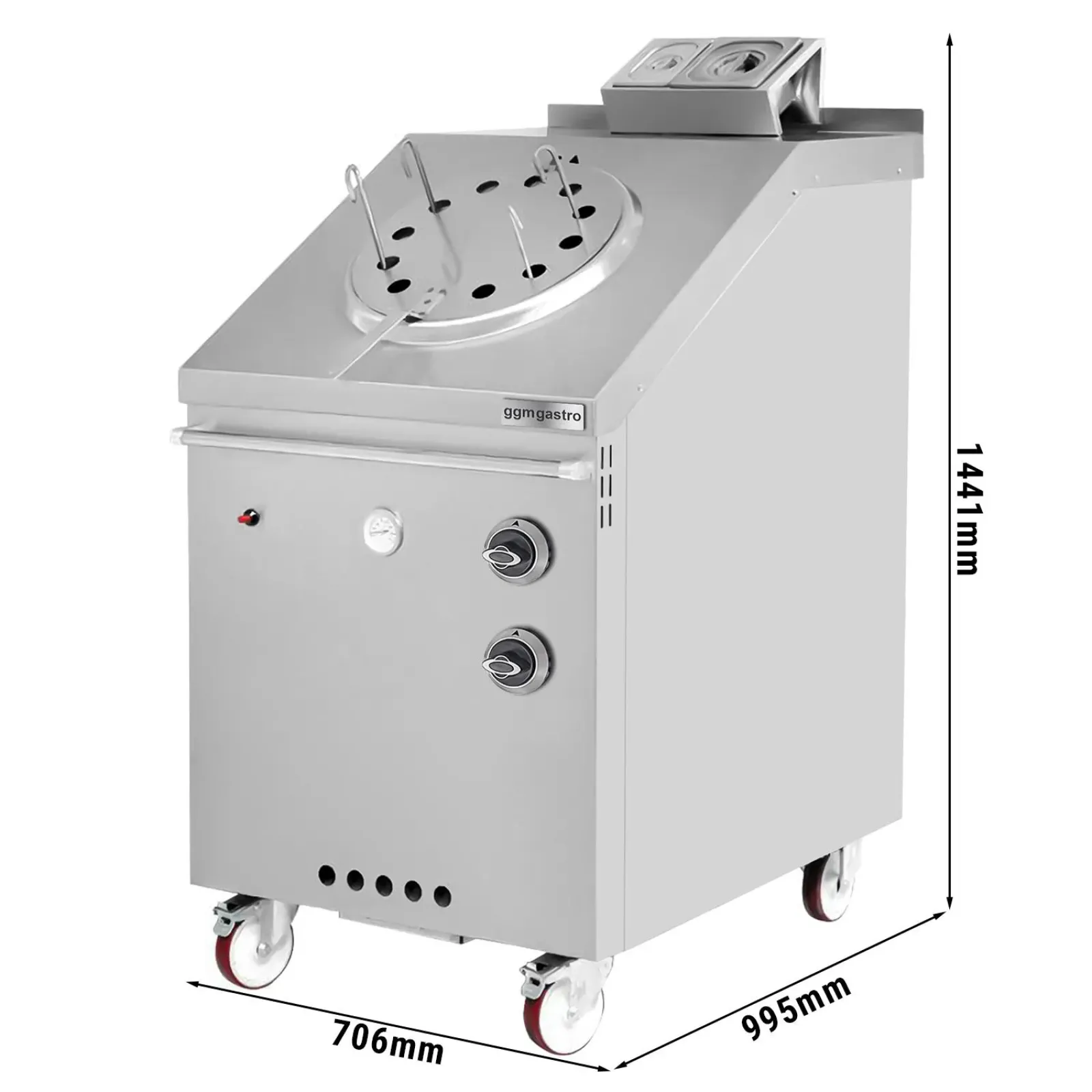 Тандирна піч газова - 715 х 1225 мм GGM Gastro GTOE791