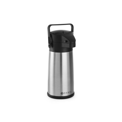 Термос із насосом, Ø150x340 мм, 2,2 л 448908 Hendi 18/10 Stainless steel;PP (Polypropylene)