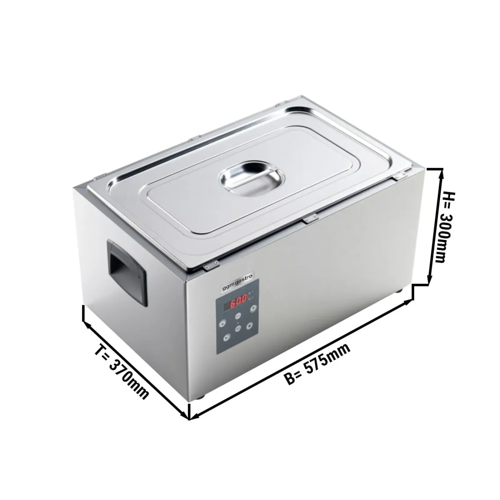 Термостат Softcooker со статическим подогревом воды - GN 1/1 GGM Gastro SCWS11