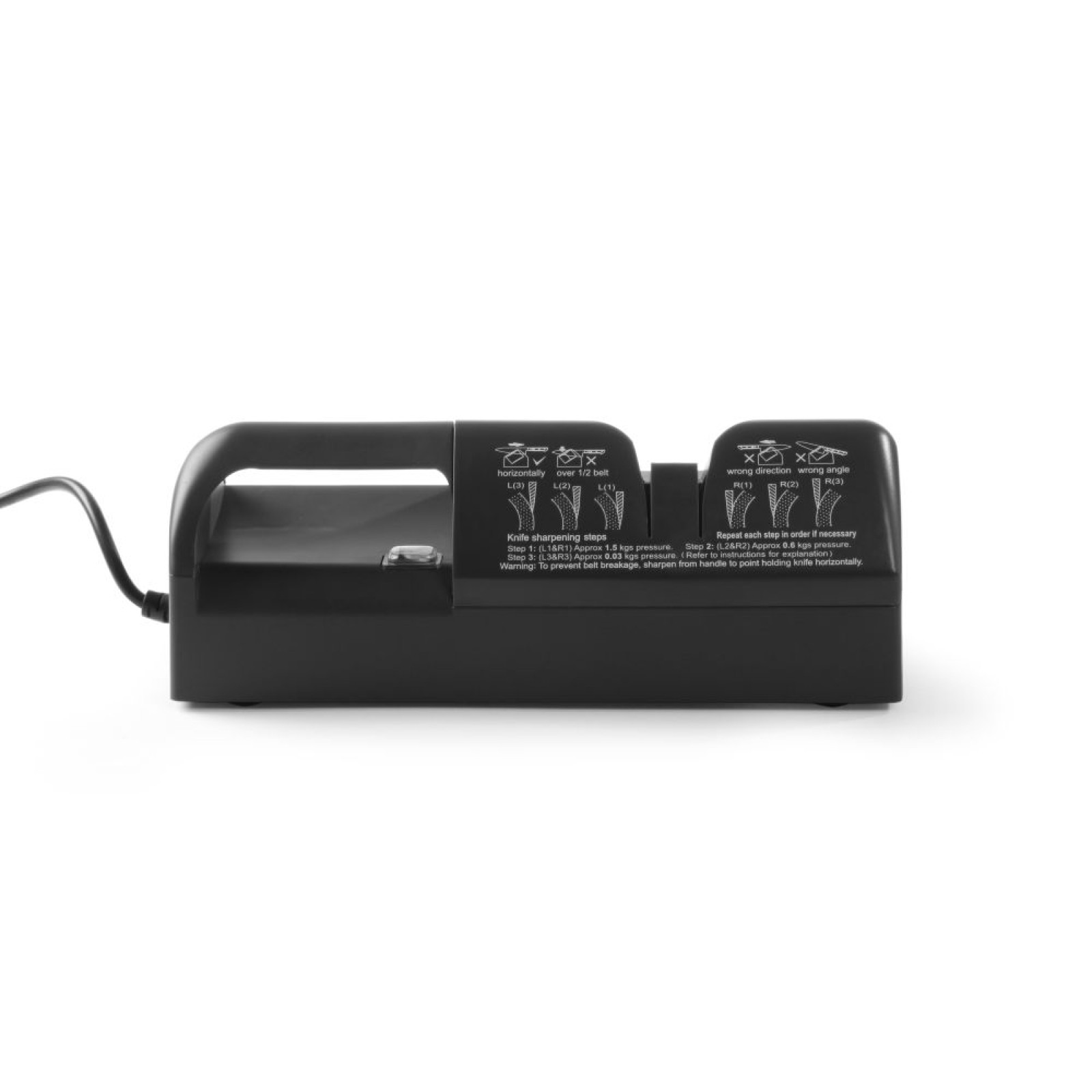 Точило електричне для ножів 224403 Hendi ABS (Acrylonitril-butadieen-styrene)
