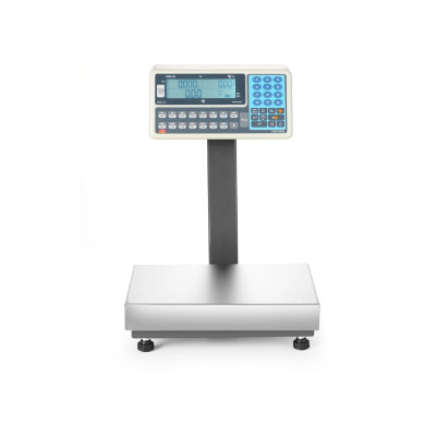 Весы LCD платформенные со столбиком и легализацией, 60 кг, 342x386x(H)499mm BE2CA028X035060 Hendi