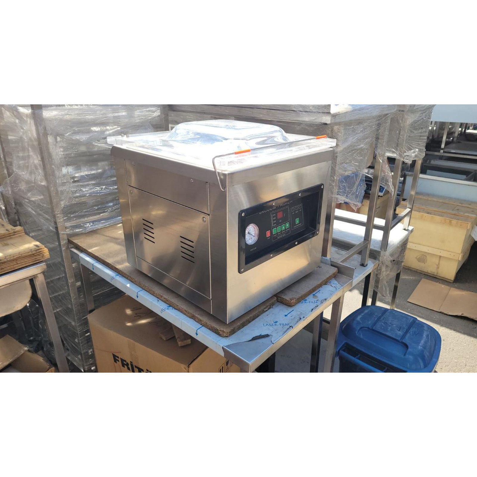 Вакуумный упаковщик Vektor DZ-400 220В/380В две сварочные планки
