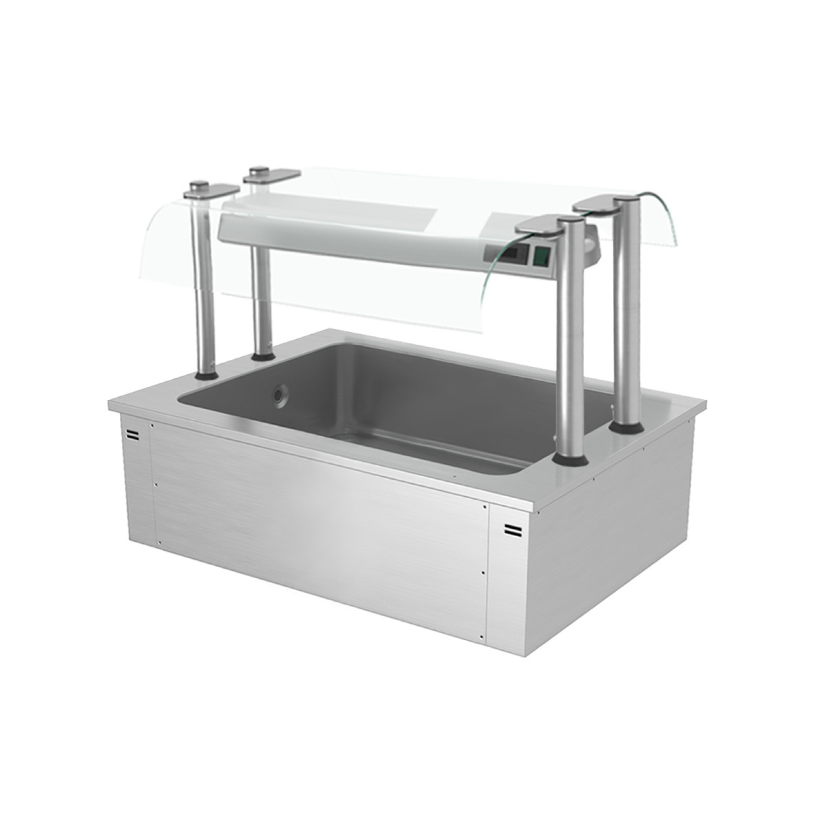 Встроенная ледяная ванна 1,1 м - Серия D GGM Gastro EA116D