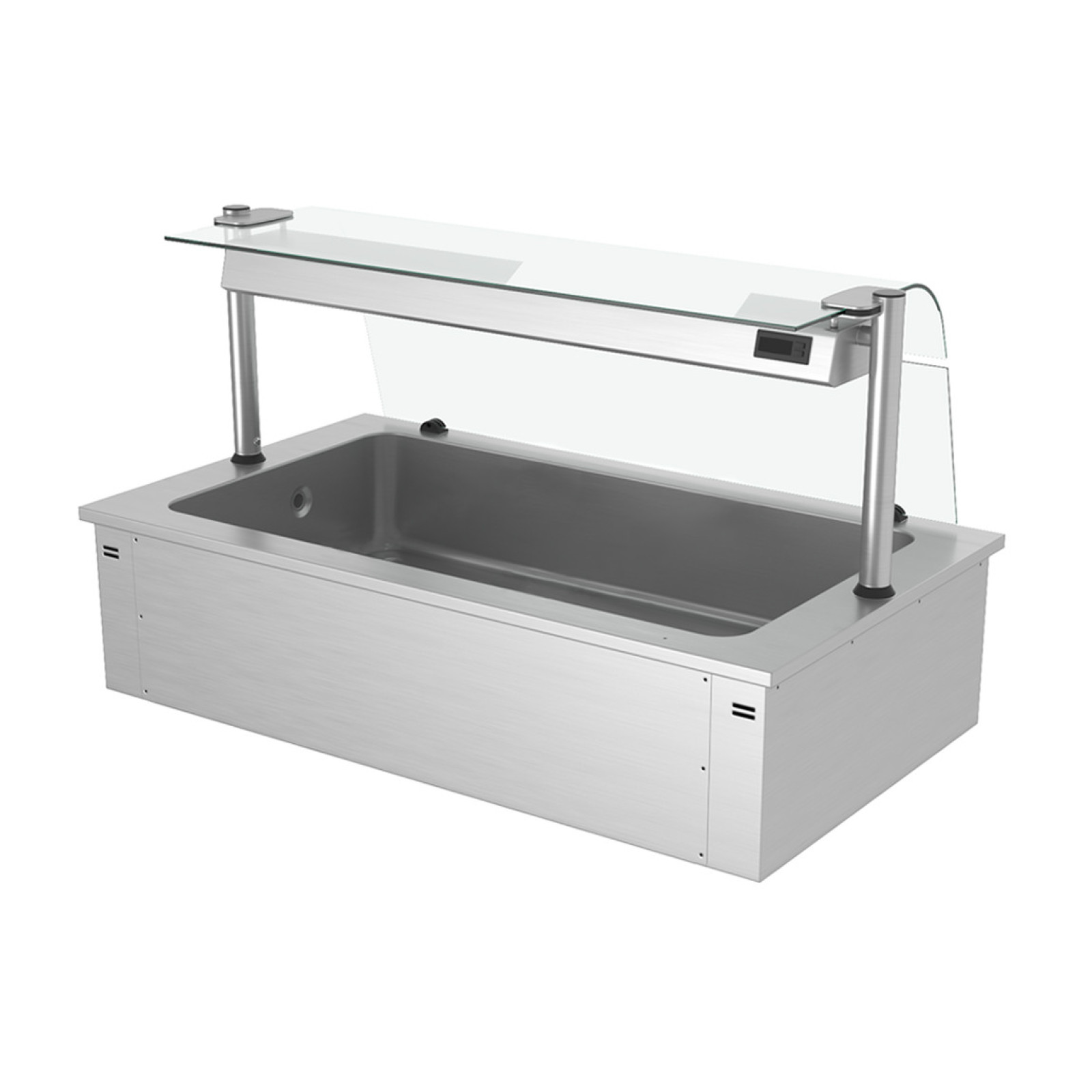 Встроенная ледяная ванна 1,5 м - Серия C GGM Gastro EA156C