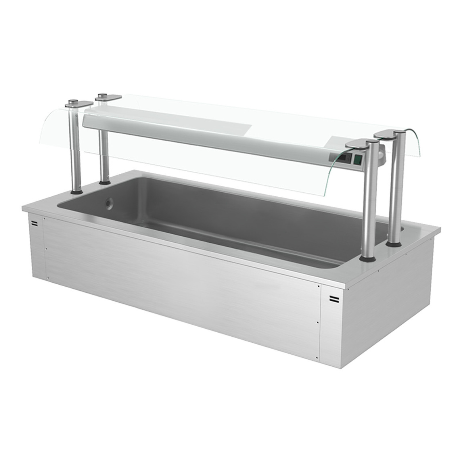 Встроенная ледяная ванна 1,8 м - Серия D GGM Gastro EA186D