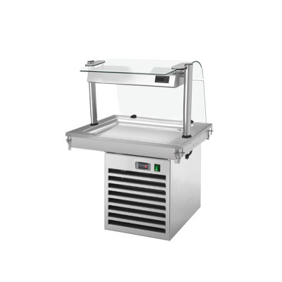 Встроенная охлаждающая плита 0,8 м - Серия C GGM Gastro PA86C