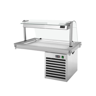 Встроенная охлаждающая плита 1,1 м - Серия C GGM Gastro PA116C