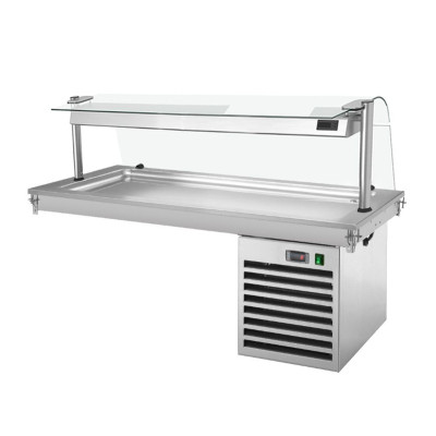 Встроенная охлаждающая плита 1,5 м - Серия C GGM Gastro PA156C