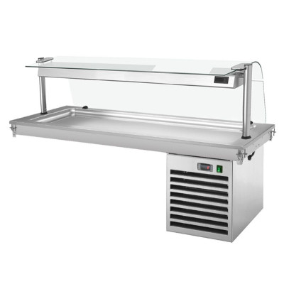 Встроенная охлаждающая плита 1,8 м - Серия C GGM Gastro PA186C