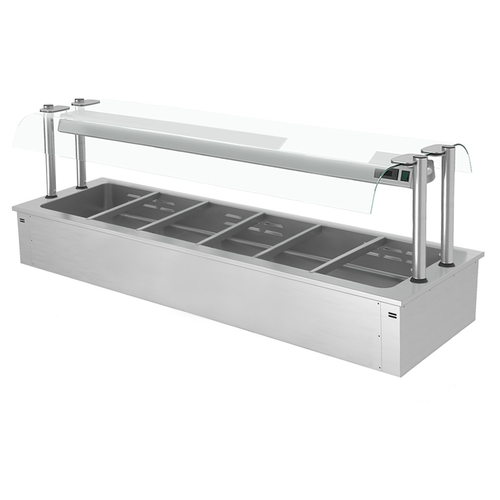 Вбудована парова лазня 2,1 м - Серія D GGM Gastro BA216D
