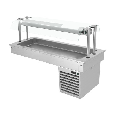 Встроенная охлаждающая ванна 1,5 м - Серия D GGM Gastro KA156D