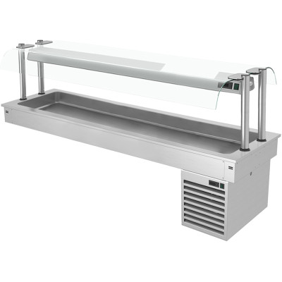 Встроенная охлаждающая ванна 2,1 м - Серия D GGM Gastro KA216D