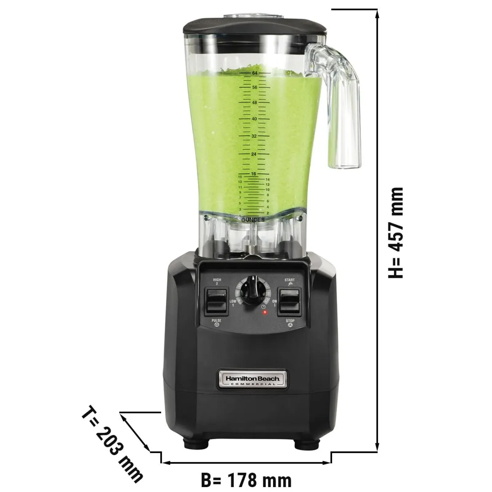 Високопродуктивний блендер HBH550 GGM-Gastro MHPHBC5 - 3