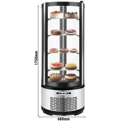 Вітрина холодильна - 400 л GGM Gastro PVNR400R