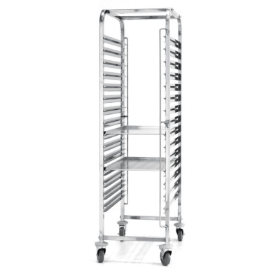 Тележка для лотков 15 x 600x400 мм 810651 Hendi Stainless steel