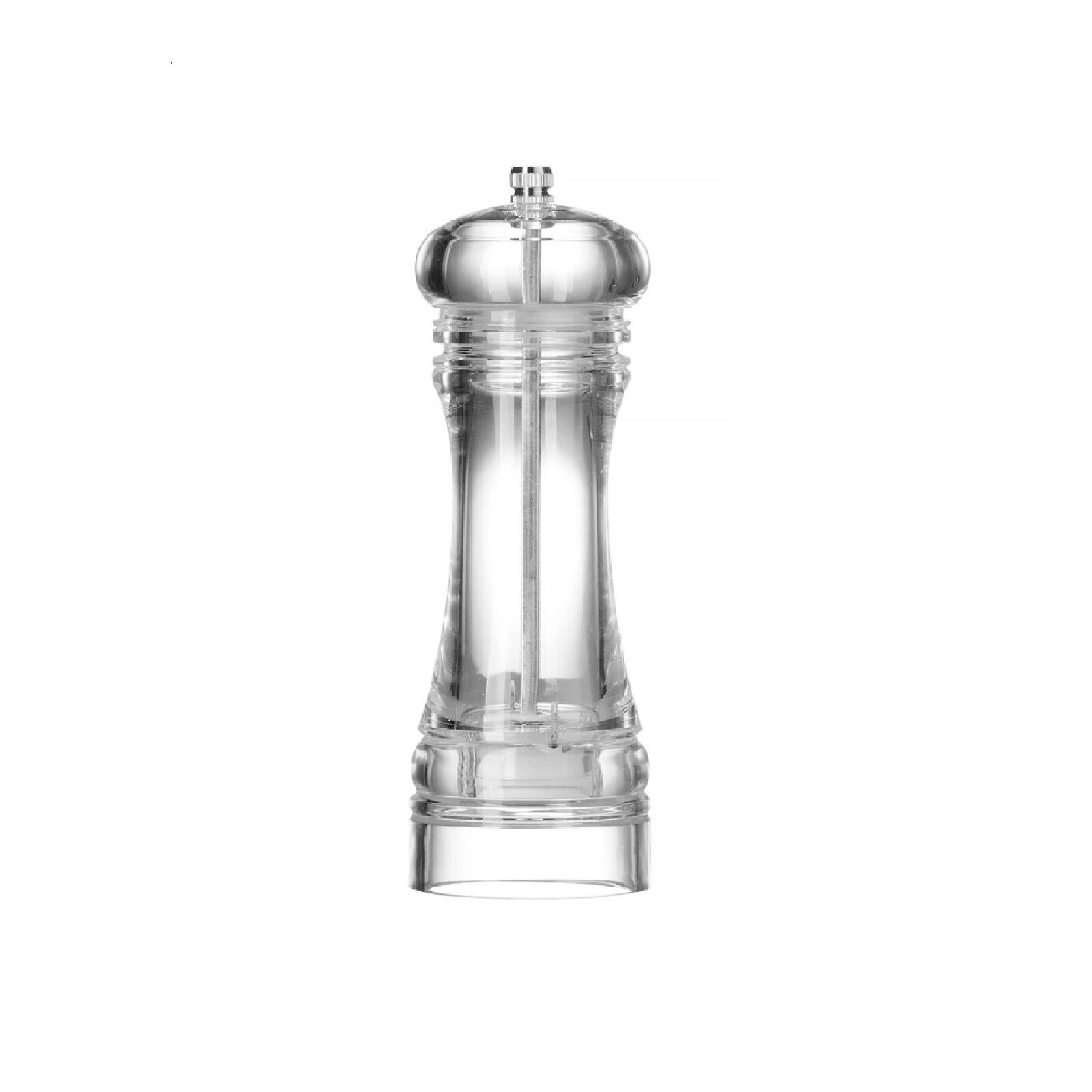 Акриловая мельница для соли, HENDI, прозрачная, ø60x(H)215 мм 469675 Hendi PMMA (plexiglass)