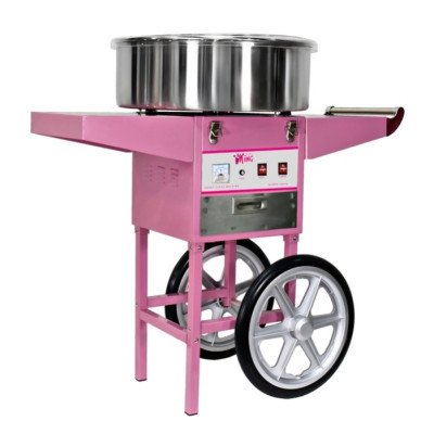 Аппарат для сладкой ваты с тележкой ZUVER CandyCart Германия 1080W обороты медным двигателем