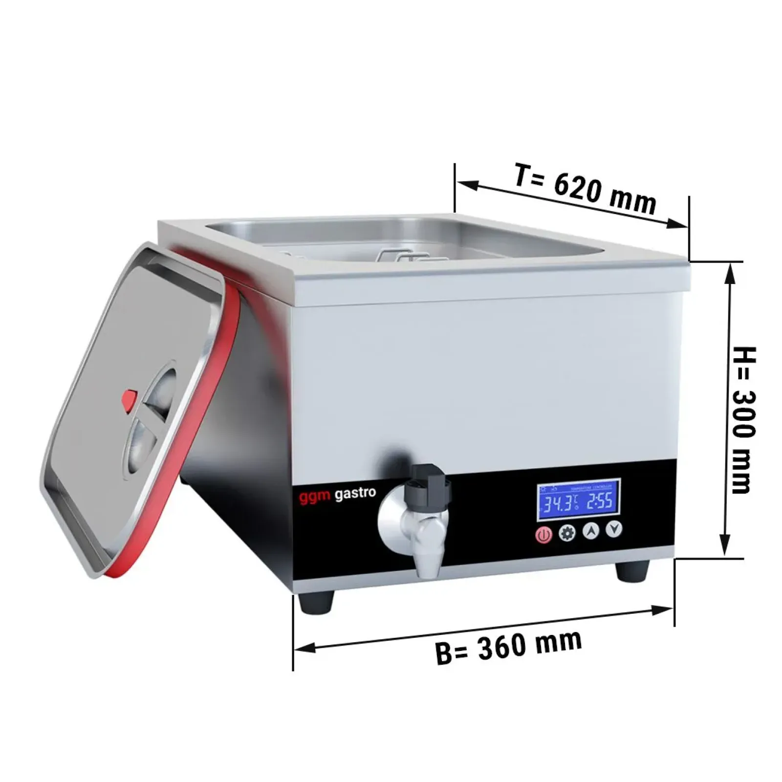 Аппарат Sous-Vide 24 л GGM Gastro SVGVA24