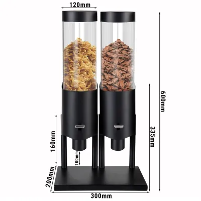 Диспенсер для мюсли - двойной - Ø 12 cm GGM Gastro MUSPDG2