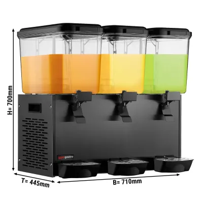 Диспенсер для сока 3 x 18 л GGM Gastro SSNC54S