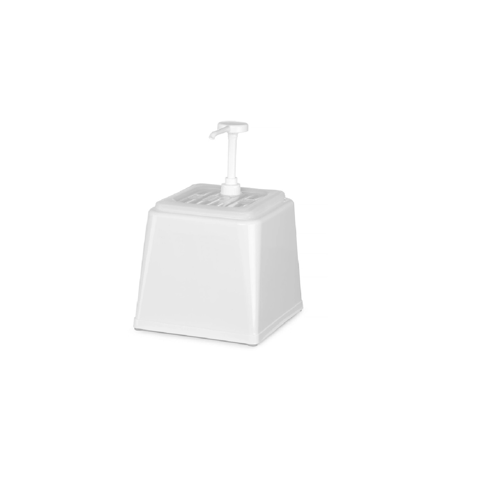 Диспенсер для соусів з помпою, HENDI, 2,5L, Білий, 230x210x(H)250mm 203545 Hendi ABS (Acrylonitril-butadieen-styrene)