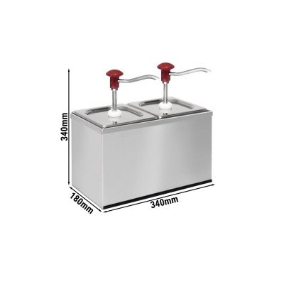 Дозатор соуса 2x 2 л GGM Gastro GSEK22#SET