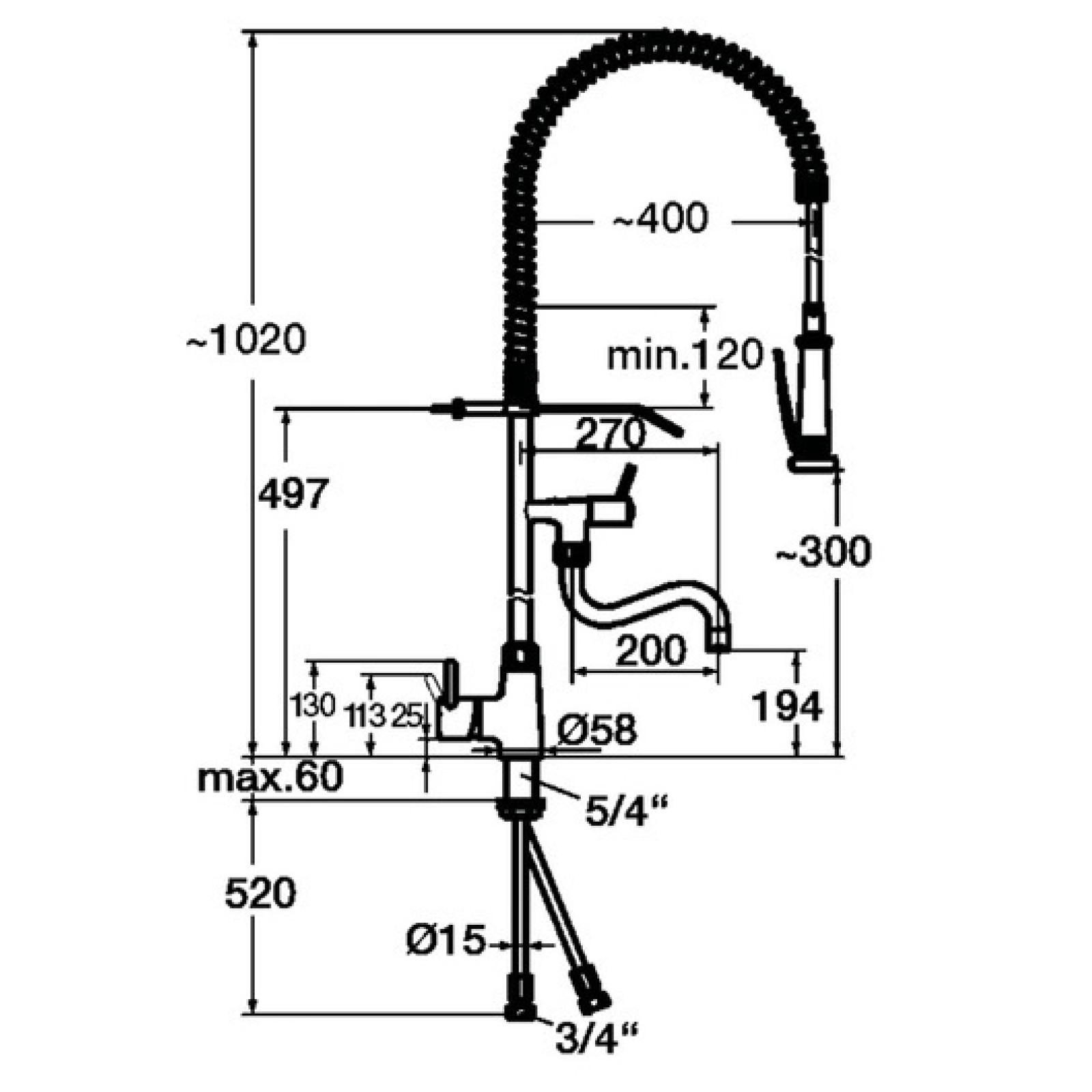 Душ моющий Bartscher 400123 - 1